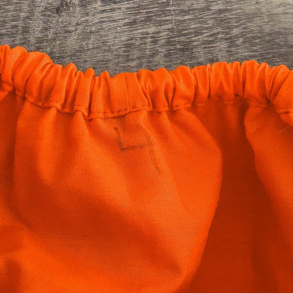 Orange Nicaragua Traditional Embroidered Ribbon Dress & Skirt Set Girls 4 - Picture 8 of 8